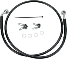 Drag 44 3/8in. Extended Brake Line Kit, Black - 1741-2529