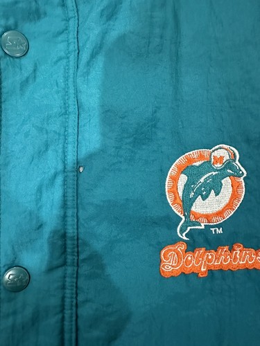 Vintage Miami Dolphins Starter Puffer Jacket 90’s Men’s Sz-XL(Read Description) - Picture 5 of 17