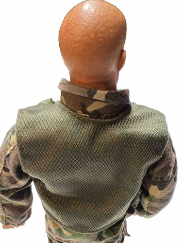 Figura de acción de colección GI Joe 11” camuflaje cara uniforme chaleco táctico fuerza aérea 1996 - Imagen 10 de 12