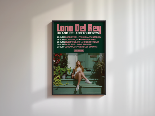 Lana Del Rey Tour Poster 2025 UK Tour - A2 Size - Picture 2 of 3