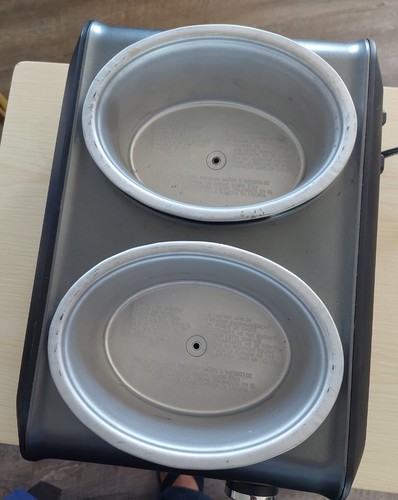 Crock-Pot SCCPMD1-CH Hook Up Double Oval Connectable 2 1-Quart Slow Cookers Pots - Picture 3 of 6