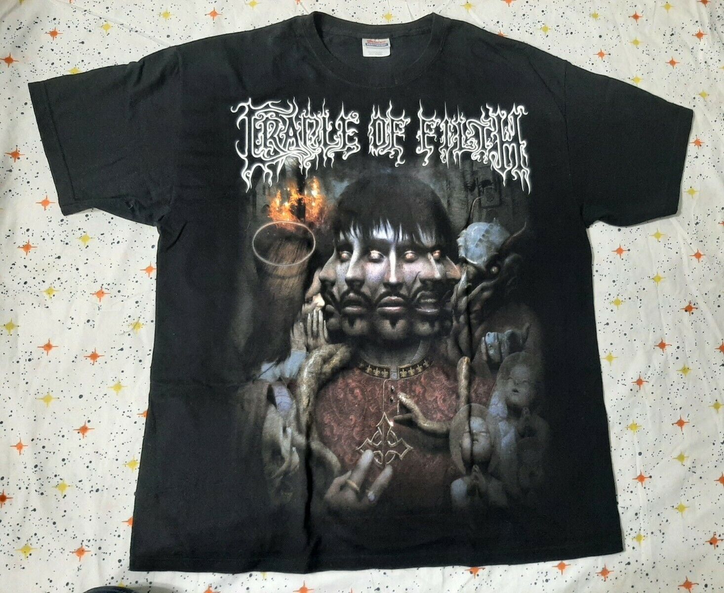 純正直営 正規品/新品 CRADLE OF FILTH ロングTシャツ XXL