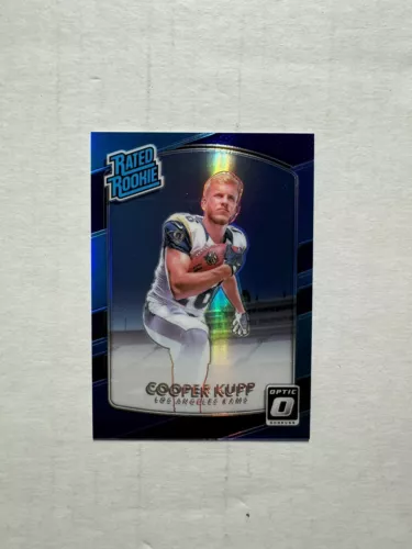2017 Panini Donruss Optic Purple Prizm #179 Cooper Kupp Rated Rookie Card RC /50