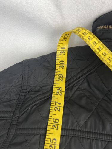 Women’s Barbour International Jacket Black Size UK 14 / US 10 W/ Hood - Picture 9 of 12