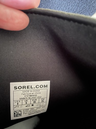 Women's Sorel Slimpack Tall II Equestrian Riding Boots Size 8 Gray VGC - Picture 8 of 8