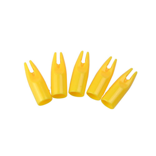 50Pcs Arrow Nocks 8mm Replacement Plastic Arrow Tails Shaft End Arcehry Hunting - Picture 10 of 23
