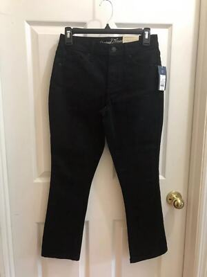 NWT Universal Thread Womens Jeans Kick Boot Crop Black WP04 Org $27.99 MP05