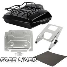 Razor Trunk Pad Mount Top Rack Base Plate Fit For Harley Touring 2014-2025