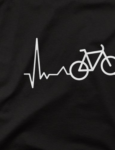 Fahrrad Herzschlag | Herren Fun T-Shirt S bis 4XL | I Love Fahren Bike E-Bike - Bild 4 von 8