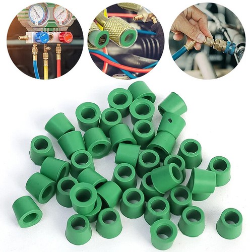 50Pcs Air Conditioning 1/4'' Charging Hose Valve Gasket Manifold Repair Seal Kit - Picture 10 of 11