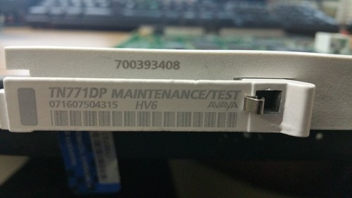 Avaya TN771DP Maintenance/Test HV6 S9 VH6F19 700393408 - Picture 2 of 6