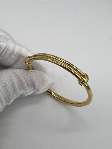 18K 18ct Lady’s Gold Filled IMPERFECT Adjustable Bracelet, Bangle Ref:-514 - Picture 3 of 5