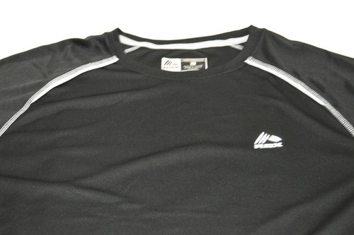 RBX Performance Herren T-Shirt Rundhalsausschnitt kurzärmelig schwarz silber Größe Large neu mit Etikett - Bild 3 von 8