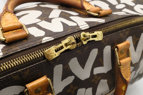 Authentic Louis Vuitton Monogram Graffiti Keepall 50 Boston Bag Hand Bag M92197 - Picture 13 of 24