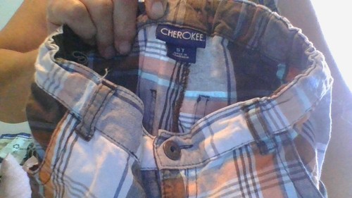 Boys Size 5 Summer Clothes! Cherokee Plaid Shorts & Old Navy Bug Life Tank Top - Picture 9 of 21