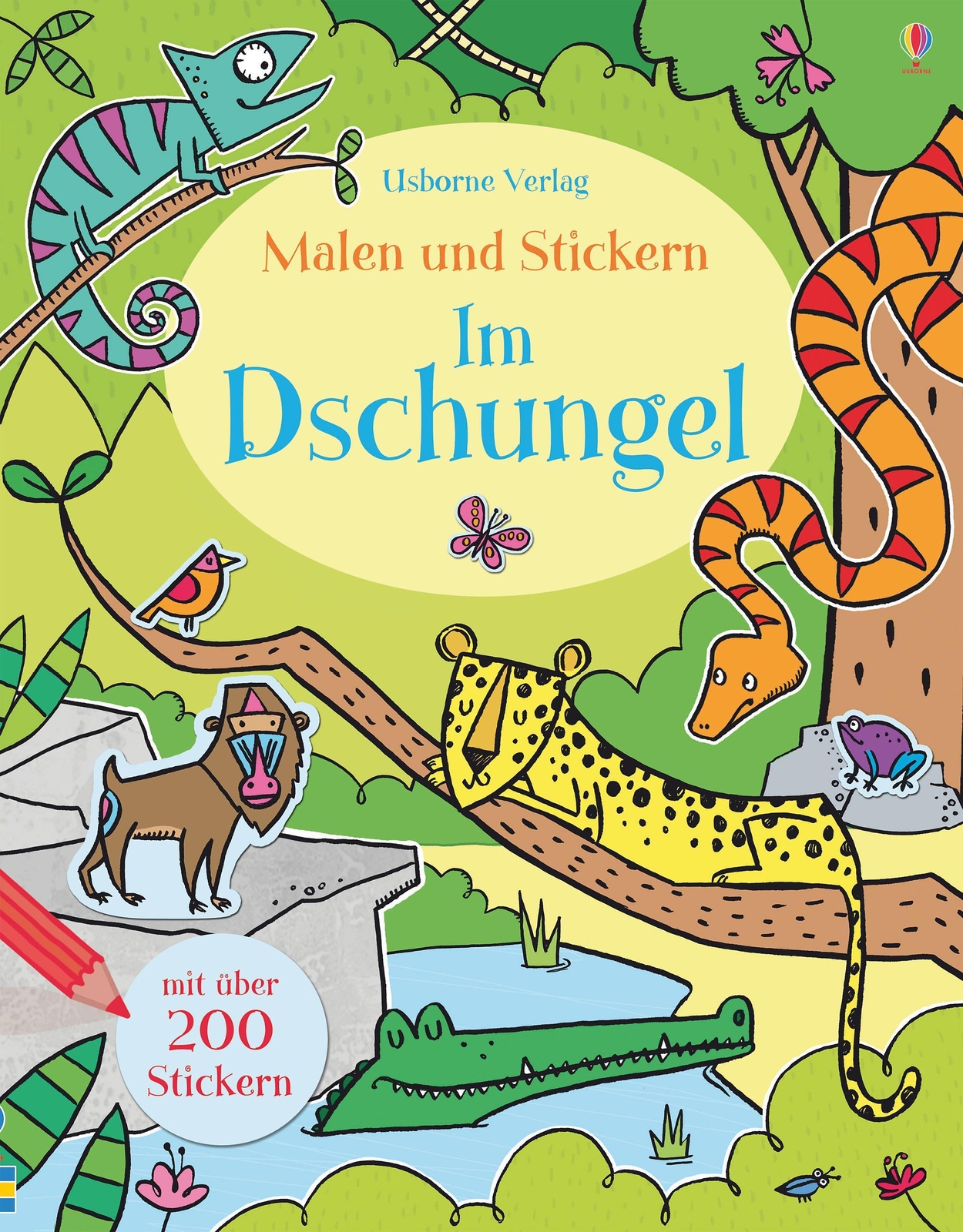 Thumbnail - Malen Und Stickern: Dschungel Alice Primmer
