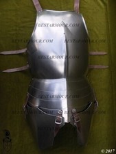 Medieval Steel Body Armour Larp Gothic Knight Cuirass Breastplate Front Back