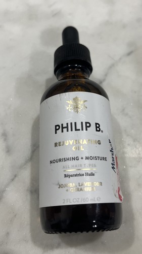 NEW Philip B Rejuvenating Hair Oil 2 Oz 60mL Nourishing + Moisture