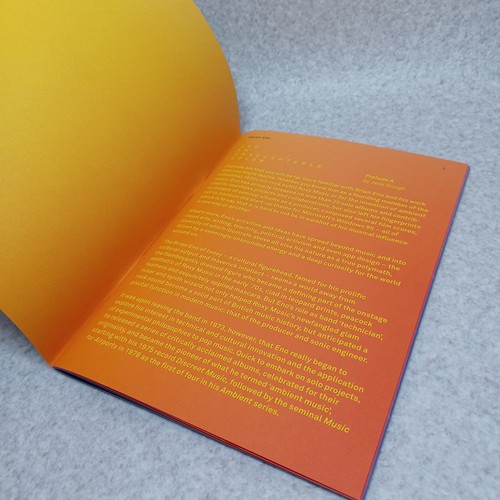 BRIAN ENO: REVALUATION (A WARM FEELING) Mono Kultur magazine#34 - Picture 2 of 12