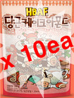 [190g *10ea] HBAF Gilim Carrotcake Almond Korean Snack Almonds