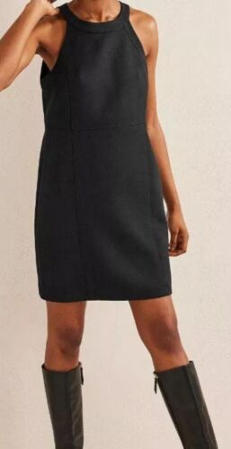 Boden Black Sleeveless Women's Mini Shift Dress UK Size 14 R RRP £110 - Picture 3 of 5