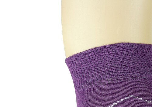 Mysocks Unisex Rodilla Largo Alto Calcetines Rombos Finest Algodón Peinado - Foto 177 di 178