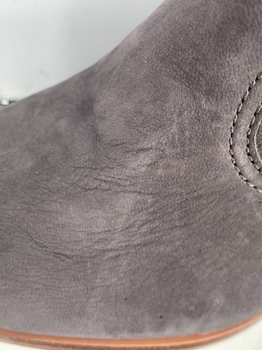Frye Womens Ankle Boots 8.5M Gray Leather Pointed Toe Zip Closure 3475036-JEA - Picture 7 of 7