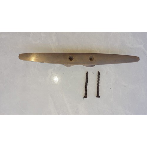 CLEAT tie down solid heavy brass boats cars tieing rope hooks cleats 8" inch - Bild 7 von 12