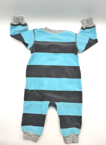 Carter's blau/grau Henley Fleece Overall Overall Pilot Wingman 6M - Bild 2 von 4