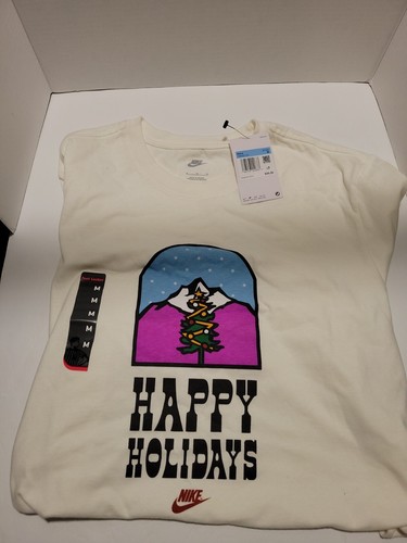NWT Mens NIKE sportswear collectible holiday t shirt Size medium FB9040 133