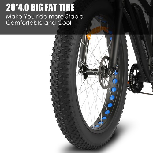 500W Electric Bike for Adult 20"/26'' Commuter Ebike 25MPH City Mountain Bicycle - Picture 39 of 75