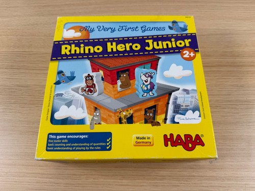 Rhino Hero Junior HABA Mis Primeros Juegos Apilamiento Equilibrio Juego de Mesa - Imagen 9 de 14