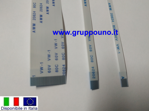 FFC 200mm 0.5mm Reverse 4/6/8/10/12/14/16/18/20/22/24/26/30/32 AWM 20624 Flat - Photo 3/3
