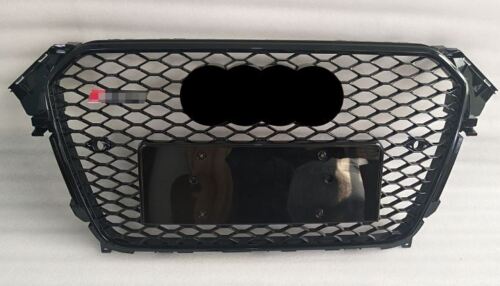 Anillos de parrilla de panal RS4 para 2013 15 2016 Audi A4 B8.5 S4 negros - Imagen 6 de 12