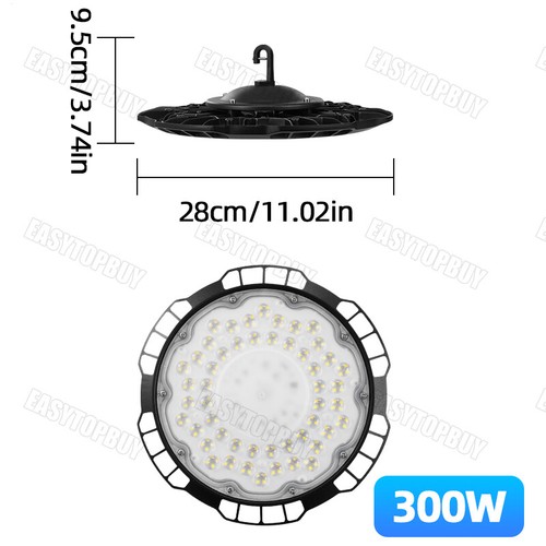 200W-800W UFO LED illuminazione sala lampada officina High Bay lampada industriale - Foto 14 di 20