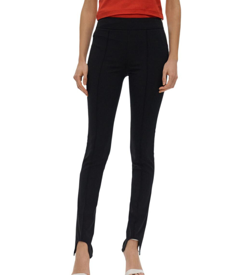Helmut Lang XS 370$ Black Seamed Skinny Legging Leggings