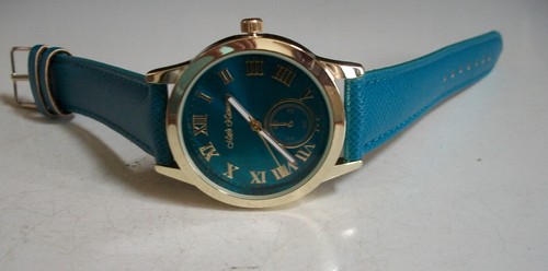 Women's Pink, Black, Blush, Turquoise, Denim Look Leather Band Fashion Watch - Picture 4 of 78