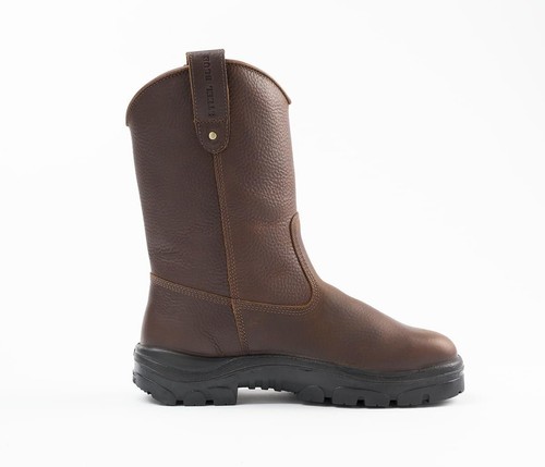 Stahlblaue Herren Heeler Soft Toe Arbeitsstiefel, Eiche - Bild 8 von 8