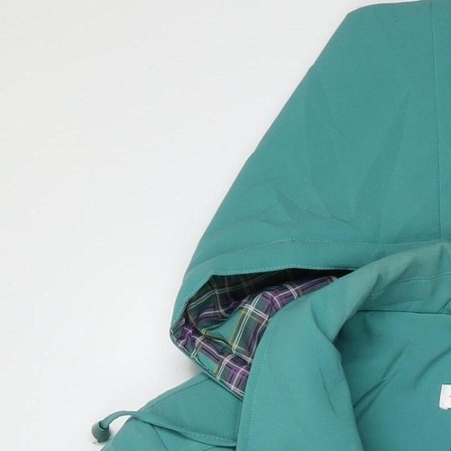 Damart Women's Green Rain Coat Jacket Size 18 - Picture 9 of 12