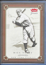 2004 Fleer Greats of the Game #12 Bill Terry New York Giants HOF