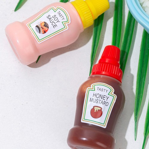 3PCS/2PCS Mini Seasoning Sauce Bottle Portable Ketchup Salad Dressing Contain FT - Picture 9 of 15