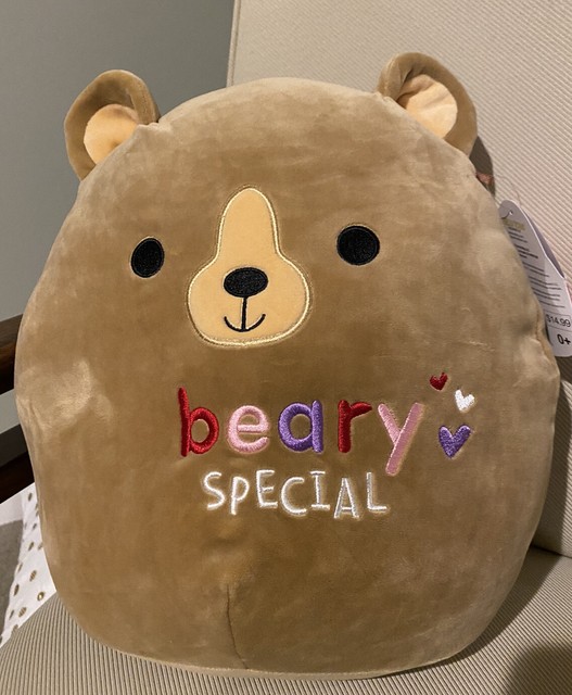 Squishmallow Kellytoy Baron The Brown Bear 12â Super Soft Plush Beary Special for sale online | eBay