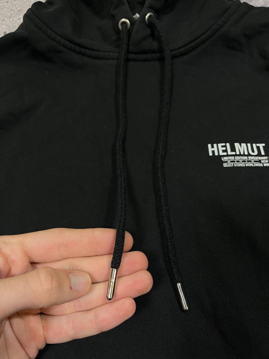 美しい HOODIE EDITION LIMITED LANG HELMUT BLACK MEN'S S SIZE トップス