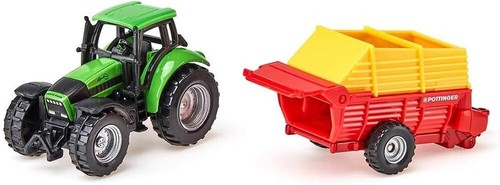 Siku Diecast Vehicle Model - 1676 Tractor With Pottinger Loader Wagon - Picture 2 of 2