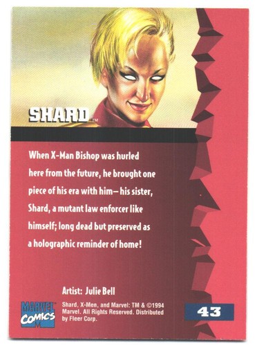 1995 Fleer Ultra X-Men Shard #43 - Picture 2 of 2