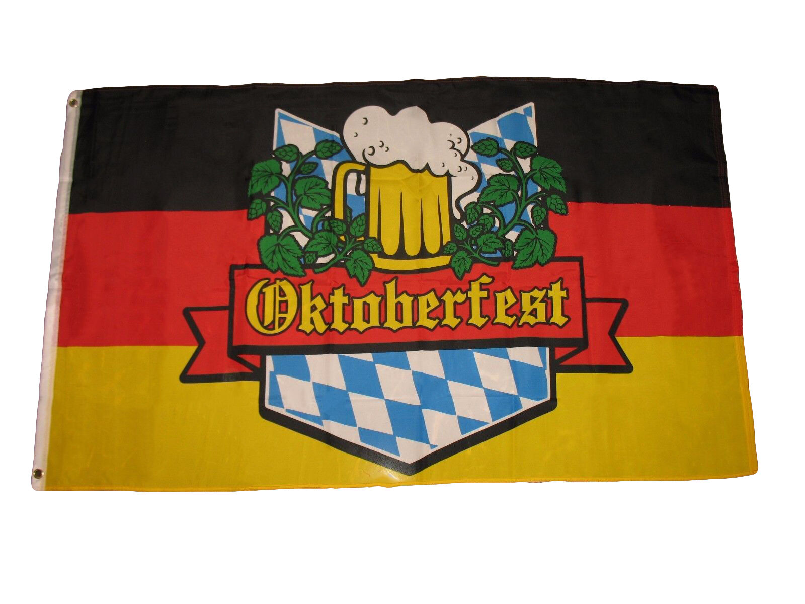 4 Pk Banners Oktoberfest /& Cold Beer /& Bavaria /& German Country Flags 3/' X 5/'