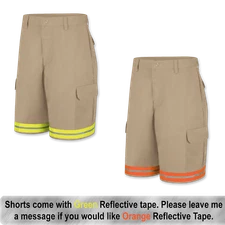 Brand New Red Kap Reflective Cargo Work Shorts Men's Hi Vis Industrial Uniform
