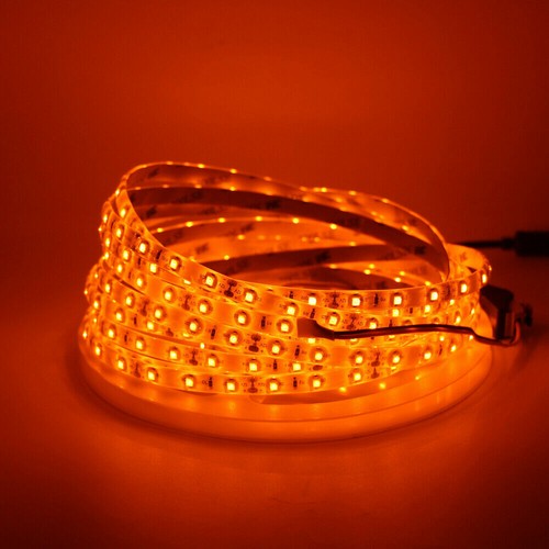 Orange no amber LED Strip light 5050 3528 Flexible 12V DRL car marker light lot - Picture 12 of 16