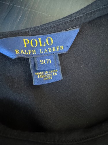 Ralph Lauren Polokleid - schwarz - Kinder Gr. 7 - Bild 3 von 4