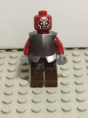 LEGO Minifigur Uruk-hai Helm Rüstung Lor008 Troll Ork #411 - Bild 7 von 7